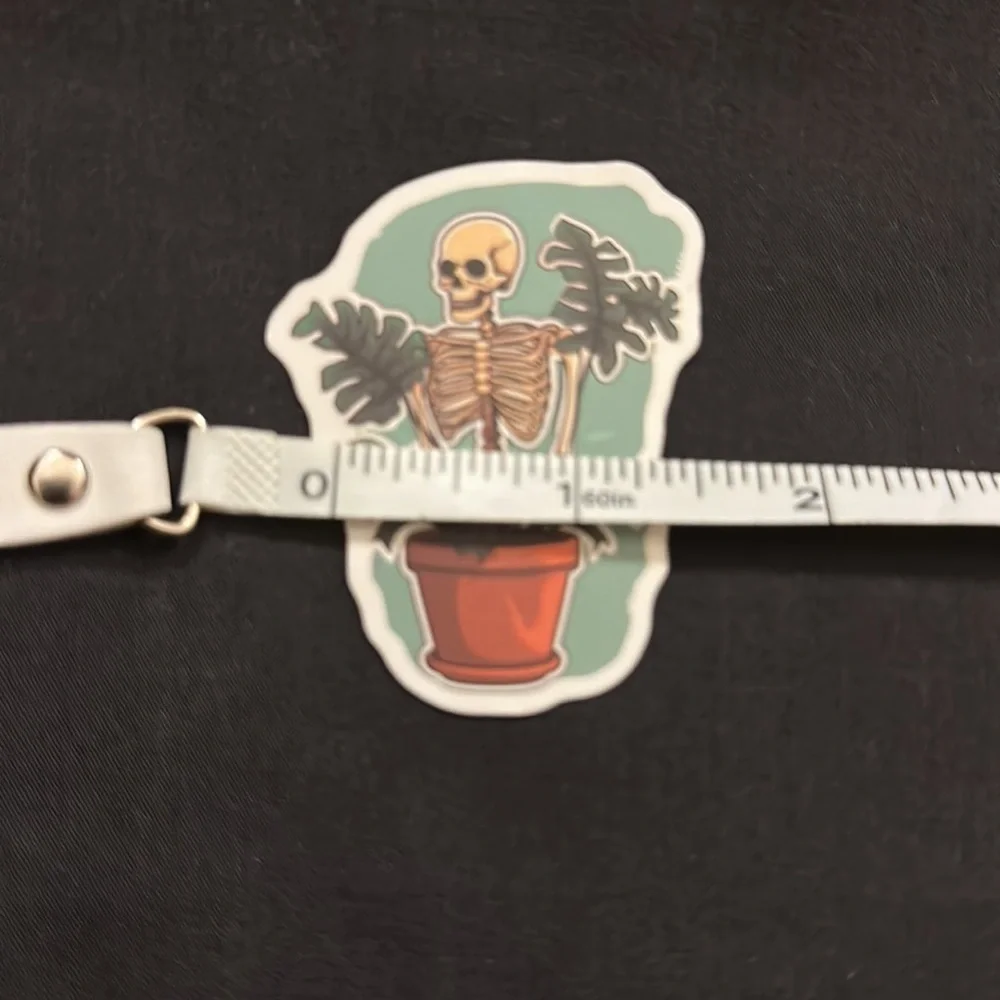 Floral skull stickers/decals